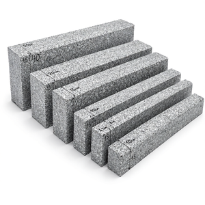 Outdoor Granite Kerbstone 100x150x1000 Grey Pinkish Natural <b>Stone</b> Road Curb Polished Sawn Surface Durable <b>Landscaping</b> Material - Product Image 3