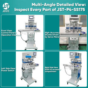 Taza de tinta de 4 colores, almohadilla calefactora, anillo de impresora, Servo, arte de belleza, almohadilla de borrador de uñas, máquina de impresión para bombilla Led, piezas de cuerpo de plástico - Product Image 6
