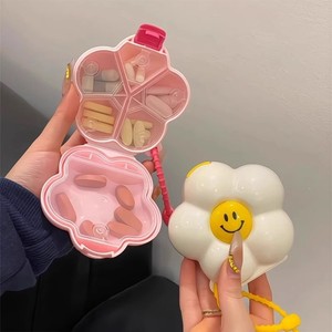 Wholesale LM Brand LM01 <b>Plastic</b> Flower <b>Storage</b> <b>Box</b> Pendant Portable and Compact Medicine Multifunctional Packaging Organizer - Product Image 1