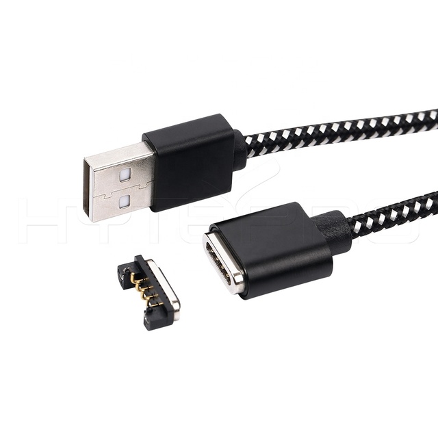 HytePro Braided Magnetic 4 Pin Pogo Connector Cable M519