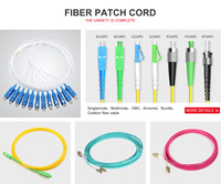 Cordon de brassage fibre optique monomode 9/125 duplex SC/UPC-SC/UPC extérieur de haute qualité pour réseau télécom GPRS, certifié RoHS