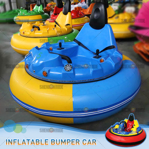Interactive LED Light <b>Inflatable</b> Bumper <b>Cars</b> - Night Operation - Product Image 2