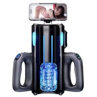 Automatischer Masturbator für Männer: Teleskopierbare Stoß-Flugzeugtasse, Masturbationsroboter, Masturbationstasse – Sexspielzeug für den Mann