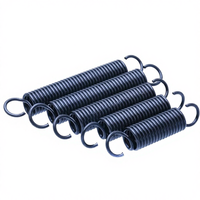 Ressort de compression hélicoïdal en acier allié sur mesure, multi-usages, mécanique, à double oreille, double crochet, hélicoïdal à gauche, 15 mm d'intérieur
