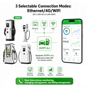 เครื่องชาร์จรถยนต์ไฟฟ้าแบบเร็ว 80KW 100kW 120kW 180kW IP54 CCS2 GBT CHAdeMO พอร์ตคู่ <span class=keywords><strong>MG</strong></span> <span class=keywords><strong>ZS</strong></span> ได้รับการรับรองมาตรฐาน CE - Product Image 6