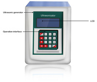 Agitateur à ultrasons, Disperseur, Mélangeur de nanoémulsions, Réacteur, Sonicateur, Homogénéisateur, Automatique, Capacité 3L, Portable