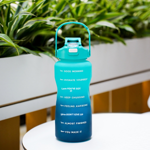 Vasos de Plástico Personalizados de 2L con <span class=keywords><strong>Frases</strong></span> de Motivación Diaria y Asa de Transporte, Ideales <span class=keywords><strong>para</strong></span> la Escuela, Viajes y Gimnasio - Product Image 5