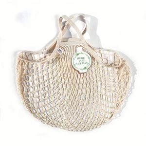 Sac de courses réutilisable en coton tissé, sac de courses en filet, sac écologique lavable pour oreillers et literie, échantillon gratuit - Product Image 1