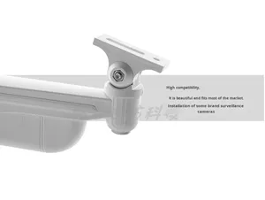 Support de rangement <span class=keywords><strong>pour</strong></span> surveillance extérieur universel, support de câble de <span class=keywords><strong>caméra</strong></span> à bec de canard, <span class=keywords><strong>boîte</strong></span> de dissimulation de câble de niveau, fixation murale - Product Image 4