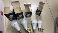 Bombilla colgante portátil para acampada, luz led recargable de 27 B22 800mA 7W 9W 12W 15W