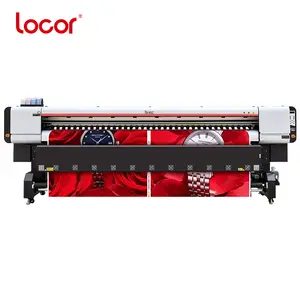 10 Kaki Format Besar Sovlent Printer Luar Ruangan Tanda Iklan Gambar Printer Flex Banner Mesin Cetak