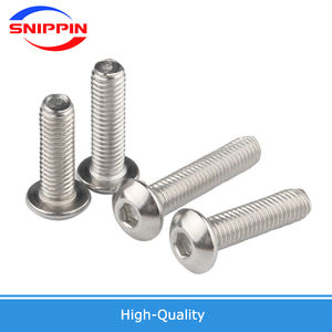 1/4-20 5/16-18 3/8-16 1/2-13 316 Roestvrij Staal Unc Us American Standaard Hexagon Zeskant Socket Ronde Knoopkop Schroef Allen Bout - Product Image 5