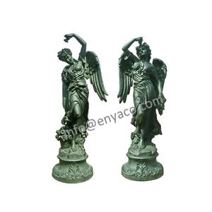 Adornos de césped romano antiguo para mujer, <span class=keywords><strong>esculturas</strong></span> grandes de Metal decorativas de tamaño real para las cuatro estaciones, estatuas de jardín al aire libre - Product Image 3