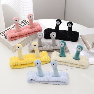 OEM Best-selling Cartoon <strong>Snail</strong> Plush Hairband Creative Sweet Women's Hair Accessories Korean-style Cute Geometric <strong>Headband</strong> - Product Image 3