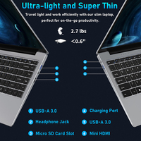 Laptop Notebook 14 inch Win11 Goedkope Laptop 8GB RAM 128/256GB SSD Draagbare Computer Computer Desktop Laptops Gloednieuw
