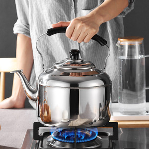 Bouilloire sifflante en acier inoxydable 4L 5L 6L 7L pour cuisinière à gaz et plaque à induction usage domestique - Product Image 1