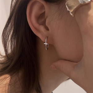 Pendientes de lujo de alta calidad al por mayor para mujer, joyería de moda, pendientes de aro de estrella para regalo - Product Image 2