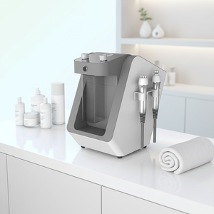 Appareil Hydro Facial 4 en 1 pour Usage Domestique, Machine à Jet d'Oxygène Hydro, Dermabrasion de Bureau pour le Soin du <span class=keywords><strong>Visage</strong></span>, <span class=keywords><strong>Brosse</strong></span> de Nettoyage - Product Image 1