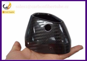 Embout de silencieux d'échappement de moto en fibre de carbone personnalisé Pièces de véhicule en fibre de carbone - Product Image 2