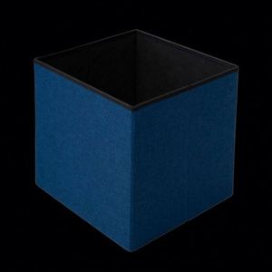 Modern Stool Living Room Furniture <b>Storage</b> Box Fabric Stainless Steel Bamboo Highest Quality Sample Available Stools Counter - Product Image 4