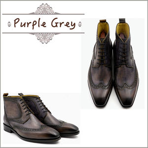 Goodyear Blake Welt, botas de moda para Hombre, zapatos, botas clásicas impermeables para hombre, zapatos formales Para Hombre, botas con cordones para hombre - Product Image 4