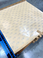 Papel VCI con Recubrimiento de PE, Papel Kraft Marrón con Recubrimiento de Película, Rollos/Piezas de Marca CVCI, Embalaje Antioxidante para Bobinas de Acero