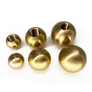 Твердый латунный шар с отверстием для резьбы 10 мм 12 мм 15 18 20 25 30 40 50 60 мм - Product Image 3