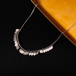 FY-JL036 <span class=keywords><strong>Tobilleras</strong></span> Únicas y Creativas de <span class=keywords><strong>Plata</strong></span> de Ley 925 con Diseño de Hojas Frescas y Temática Forestal, Estilo Coreano, Accesorios para Pies para Chicas, las Mejores - Product Image 2