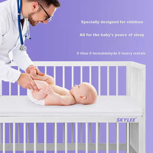 <span class=keywords><strong>Matelas</strong></span> bébé en polymère vermicelle 4D POE, massage, haute résilience, réglable, lavable, non toxique - Product Image 4
