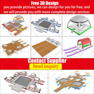 Muelle inflable flotante, isla de descanso con forma de carpa, estera flotante, plataforma de muelle flotante con tienda para ocio - Product Image 6