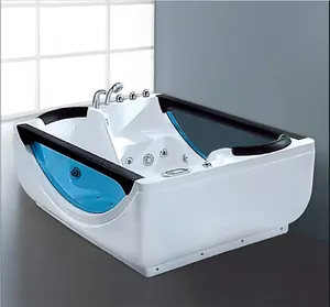 2 Person Bathtub Luxury Massage Whirlpools Clear Acrylic Massage Bathtub Family Domestic Tub House Bathtub 1.8m