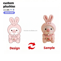Lindo Peluche de Cerdo con Diseño de Té con Leche, Transformable en Conejo, Rana, Unicornio, Tigre, Juguete de Peluche Suave, Figura de Animal, Venta al por Mayor, Regalo para Niños
