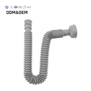Manguera de drenaje de PVC universal anticolmaciones, tubo de drenaje telescópico, tubería de alcantarillado a prueba de fugas, accesorios de baño - Product Image 1