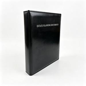 Carpeta de 3 anillas para planificación de estate, organizador familiar de emergencia de PVC con anillas en D de 1 pulgada para documentos en caso de muerte - Product Image 6