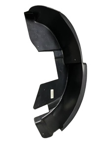 مكون بلاستيكي أسود مصنوع بتقنية التشكيل بالتفريغ لواقي الطين في المركبات بتصميم هيكل منحني - Product Image 6