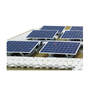 Estructura de Montaje Flotante para Paneles Solares Trip Solar HDPE con Paneles de Silicio Cristalino, Inclinación de 15°, Color Gris, Garantía de 10 Años - Product Image 1