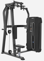 Jiewei JW-NP306 Machine de musculation professionnelle en acier au carbone pour exercices de pectoraux, bras droits, flys et entraînement dorsal
