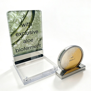 Exhibidor de Acrílico Ecológico y Sencillo Personalizado para Productos de Cuidado de la Piel para Tiendas de Belleza - Product Image 3