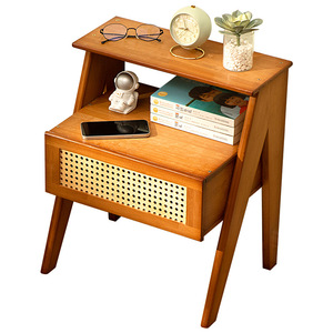 Multifunctional bedside <b>table</b>, simple and luxurious <b>small</b> home use, bedside storage shelf, side <b>table</b>, bedside storage cabinet. - Product Image 5