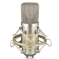 MY MIC Nouveau modèle UP890 Microphone à condensateur professionnel à large diaphragme pour studio d'enregistrement, micro pour podcasting