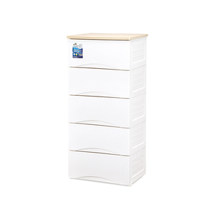 Plastic Drawer Drawers Storage Drawers Plastic Cabinet 6115 Eco-friendly 5 Layers Tall Plastic Frame White Drawer Storage Cabinet With Drawers