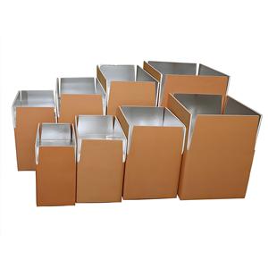Caja contenedora de aislamiento de espuma de poliestireno de cartón enfriador térmico con revestimiento de papel de aluminio al por mayor para transporte de paquetes de alimentos congelados - Product Image 3