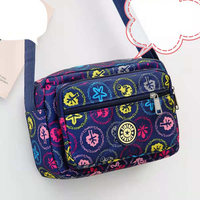 En gros femme mini sac de messager étanche en nylon bandoulière sac graffiti bandoulière téléphone sac pour les filles
