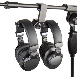 <span class=keywords><strong>Support</strong></span> de <span class=keywords><strong>casque</strong></span> en aluminium à <span class=keywords><strong>double</strong></span> pince MSA366 Yinyu avec coussinets en silicone pour l'organisation du bureau de jeu, du studio et du bureau à domicile - Product Image 6