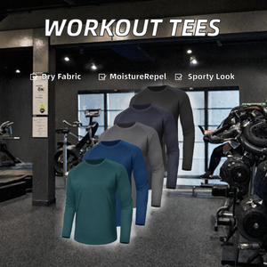 Camiseta Deportiva de Secado Rápido para Hombre, Transpirable, Absorbente de Humedad, Cuello Redondo, Manga Corta, para Gimnasio, Running y Actividades Deportivas - Product Image 2