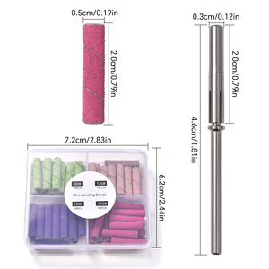KADS Small <b>Mini</b> Nail Drill Sanding Bands Engraving <b>Grinding</b> Remover Gel Polish Dead Skin <b>Grinding</b> Head Manicure Accessories Tool - Product Image 2