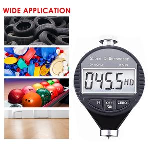 Durómetro Digital Shore <span class=keywords><strong>D</strong></span> 0~100HD con Pantalla LCD para Caucho Ultra Duro, Plástico Térmico, Resina, Fibra de Vidrio-China - Product Image 5