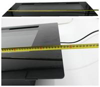 Cheminée électrique moderne 3d intégrée décorative de mur de support de TV ultra-mince