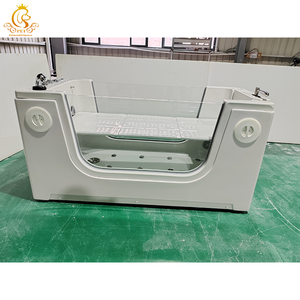 Bañera Plegable de Lujo para <span class=keywords><strong>Mascotas</strong></span> EUR PET, Bañera Rectangular Independiente para Perros y Gatos con Masaje de Aire y Drenaje para el Aseo en Apartamentos - Product Image 2