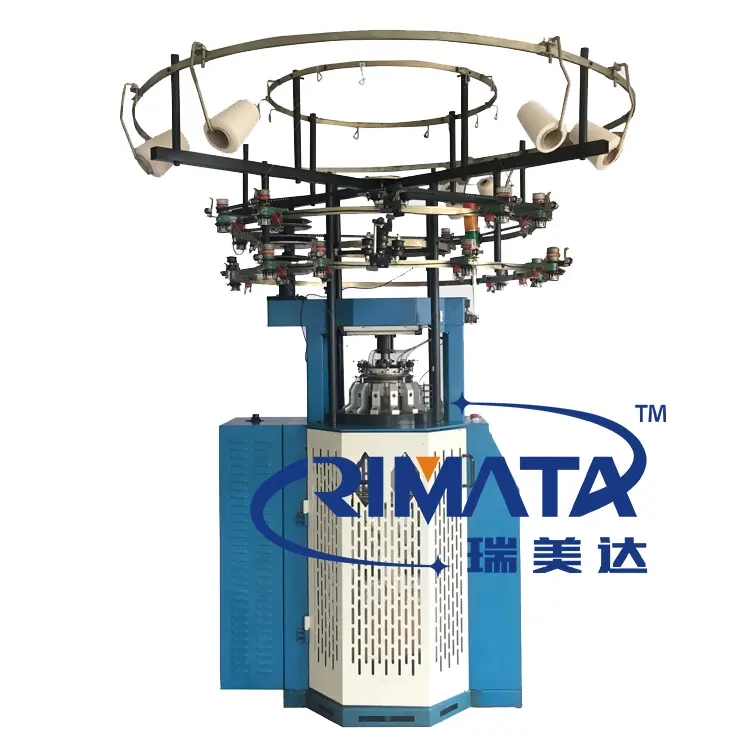 Mulus Rib Manset Rajutan Melingkar Mesin Kecepatan Tinggi